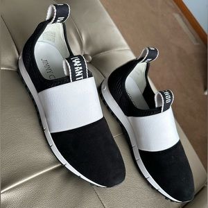 Jimmy Choo ‘Oakland/F’ Slip-on Sneaker Women Size: 39 (9) Suede/Mesh